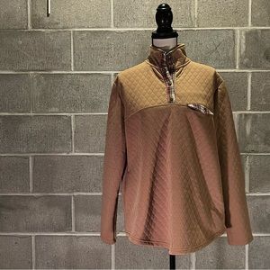 Jen & Co. long sleeve quilt pattern top.